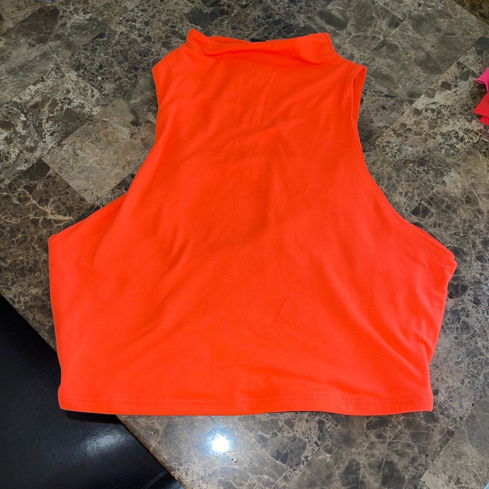 Neon crop top